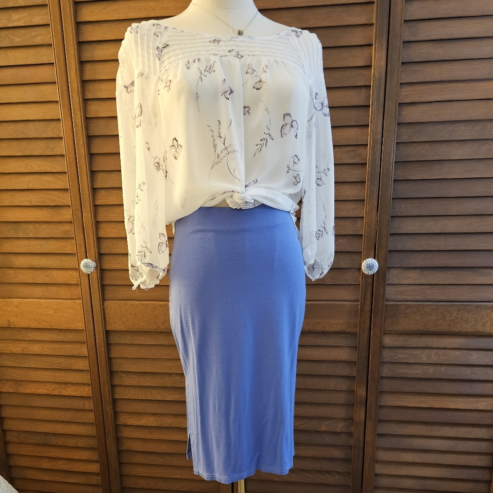 Vintage Y2K Pimkie Periwinkle Skirt (S)